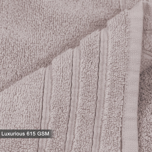 Plush Super Zero Twist 2 piece Washcloth Set - 13 x 13 inches 100% Pure Cotton 615 GSM Absorbent Quick Dry Everyday Luxury Hotel Spa Gym Travel Bath towel