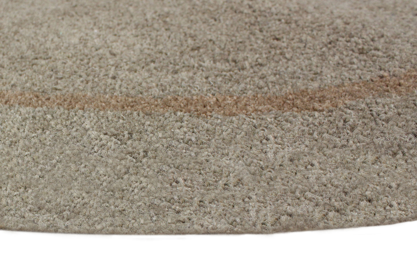 Modern Crescent-Shaped Wool Texture Area Rug – Accent for Indoor Entryway or Living Space -22” x 44”