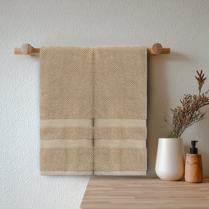 Luxury Rice Weave 4 piece Hand Towel Set – 16 x 26 inches 100% Pure Cotton – Textured Premium Soft Absorbent - 600 GSM Spa, Hotel, Guest Towel