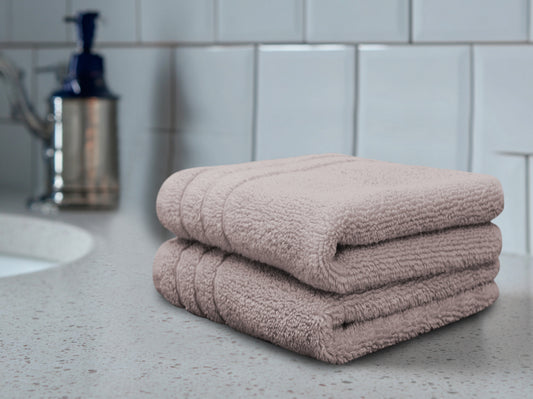 Plush Super Zero Twist 2 piece Washcloth Set - 13 x 13 inches 100% Pure Cotton 615 GSM Absorbent Quick Dry Everyday Luxury Hotel Spa Gym Travel Bath towel