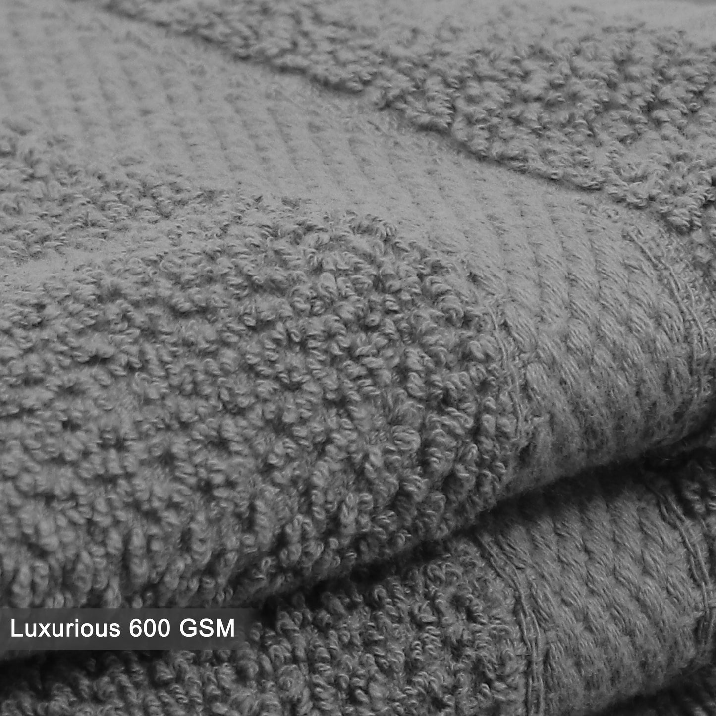 Luxury Rice Weave 4 piece Washcloth Set – 12 x 12 inches 100% Pure Cotton – Textured Premium Soft Absorbent - 600 GSM Spa, Hotel, Guest Towel