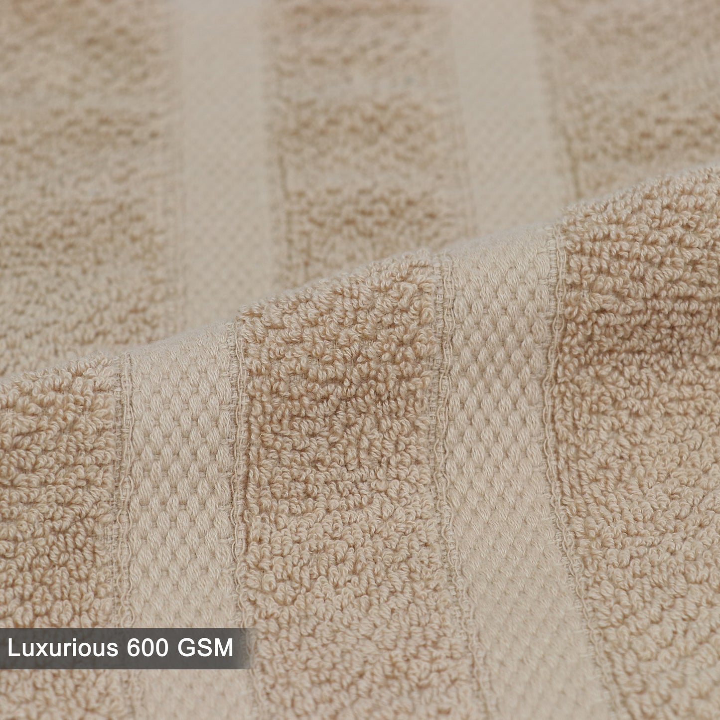 Luxury Rice Weave 4 piece Hand Towel Set – 16 x 26 inches 100% Pure Cotton – Textured Premium Soft Absorbent - 600 GSM Spa, Hotel, Guest Towel