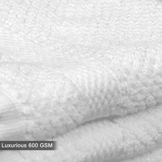 Luxury Rice Weave 4 piece Washcloth Set – 12 x 12 inches 100% Pure Cotton – Textured Premium Soft Absorbent - 600 GSM Spa, Hotel, Guest Towel