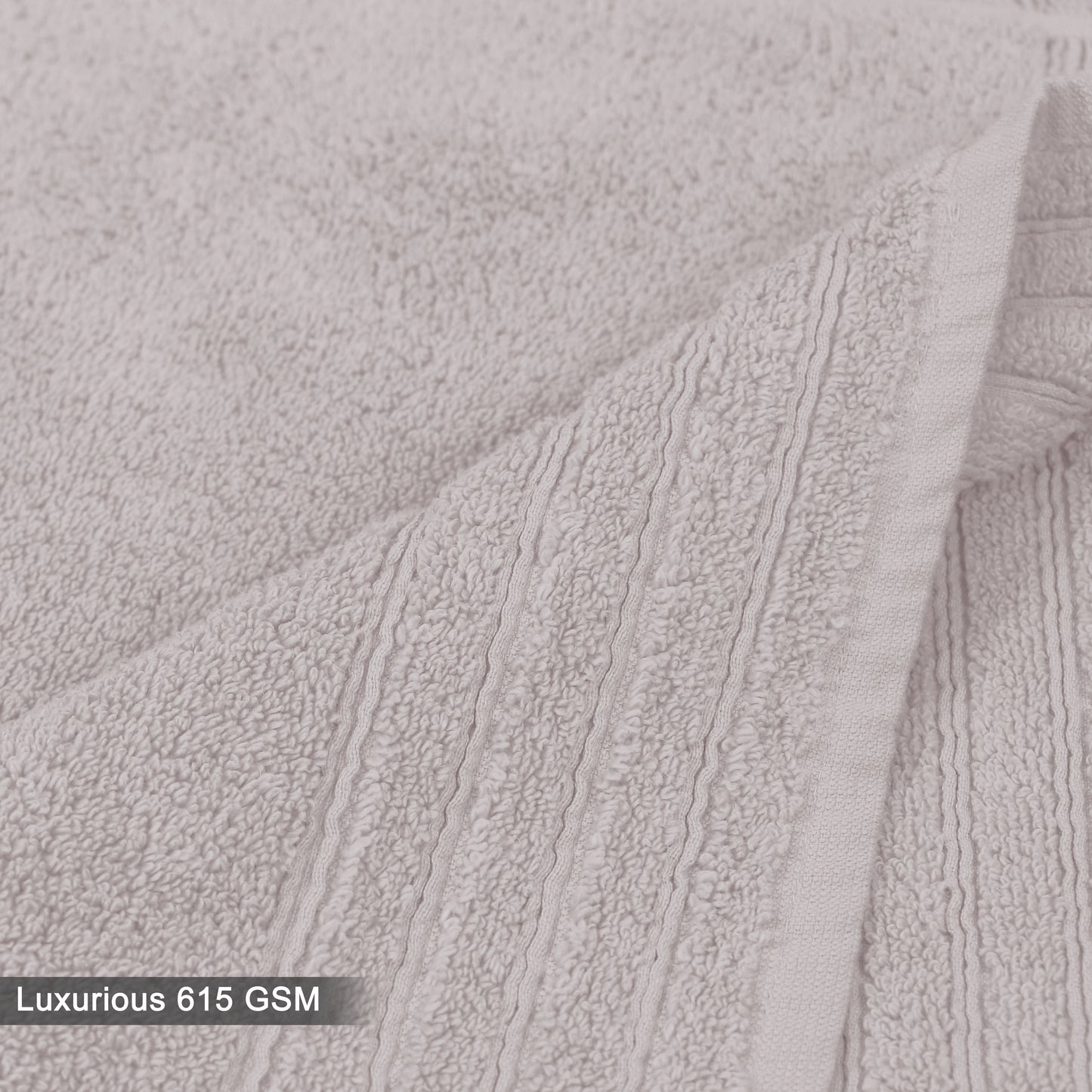 Plush Super Zero Twist 2 piece Hand Towel Set - 16 x 30 inches 100% Pure Cotton 615 GSM Absorbent Quick Dry Everyday Luxury Hotel Spa Gym Travel Bath towel