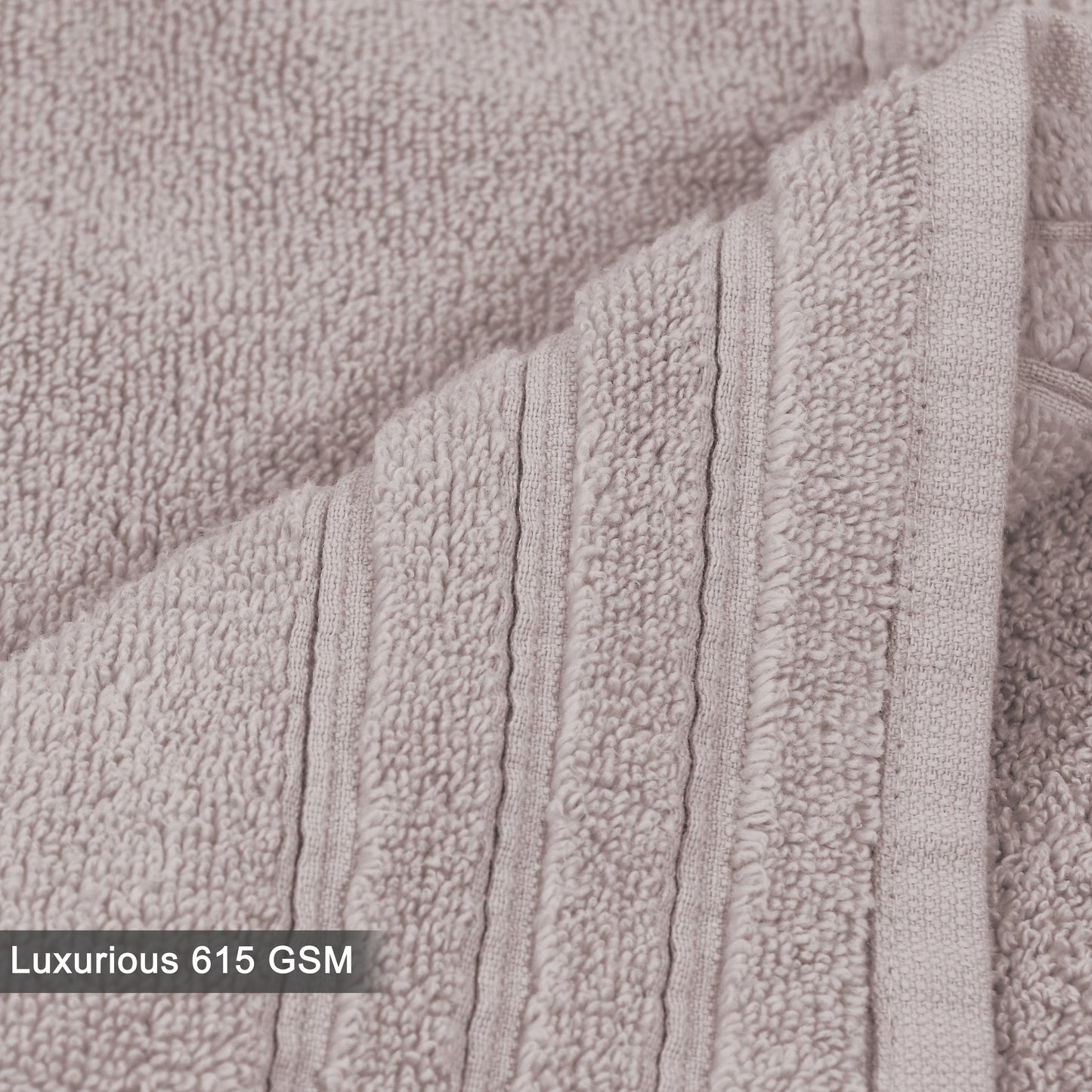 Plush Super Zero Twist 2 piece Washcloth Set - 13 x 13 inches 100% Pure Cotton 615 GSM Absorbent Quick Dry Everyday Luxury Hotel Spa Gym Travel Bath towel