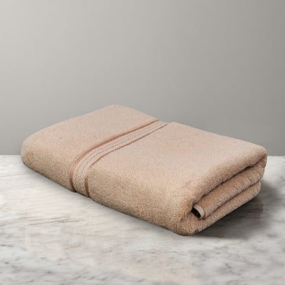 Extra Large Ultra Soft Bath Towel – 30x54 Inches 580 GSM – 100% Ringspun Cotton, Plush & Absorbent – Oversized with Elegant Rayon Trim – Everyday Luxury