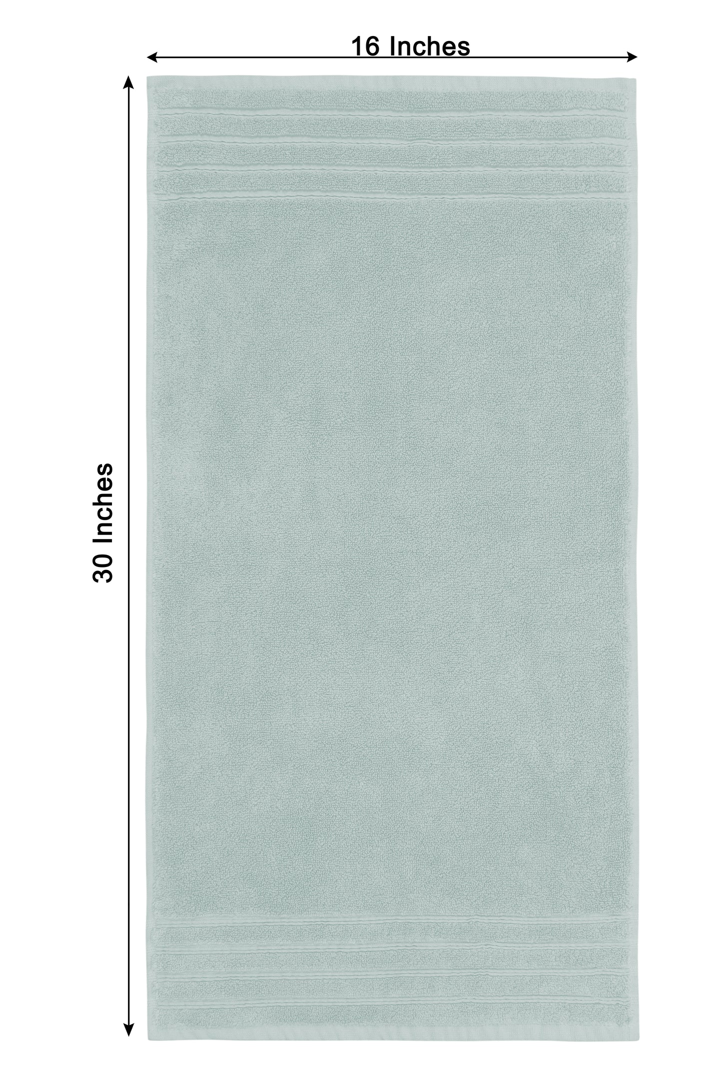 Plush Super Zero Twist 2 piece Hand Towel Set - 16 x 30 inches 100% Pure Cotton 615 GSM Absorbent Quick Dry Everyday Luxury Hotel Spa Gym Travel Bath towel