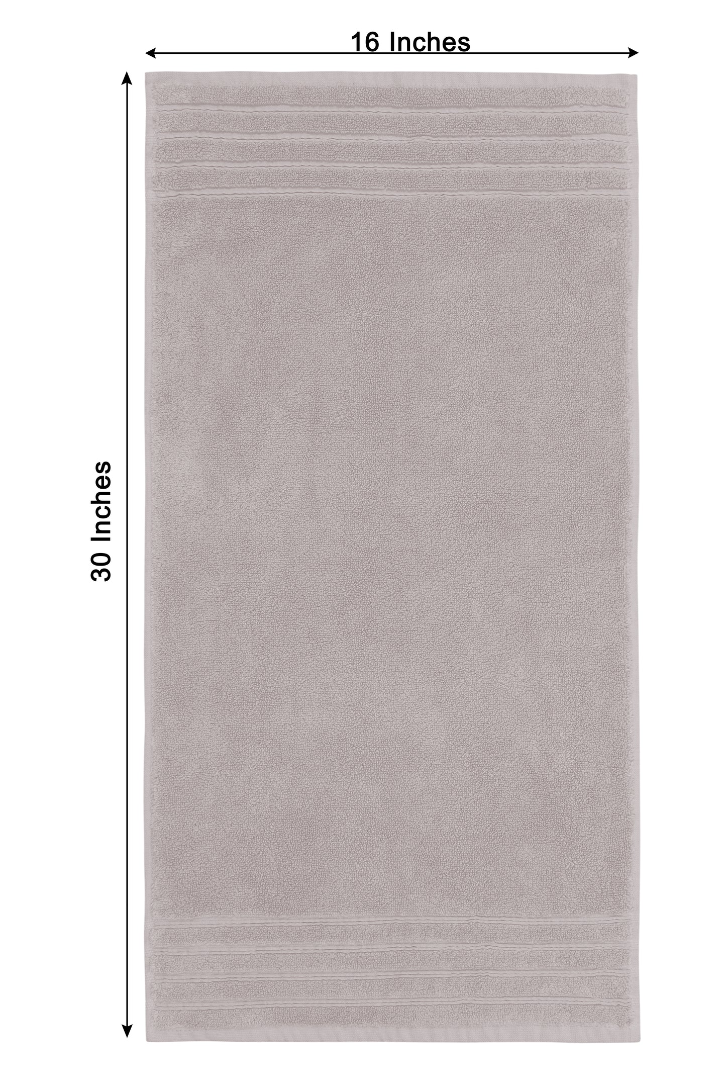Plush Super Zero Twist 2 piece Hand Towel Set - 16 x 30 inches 100% Pure Cotton 615 GSM Absorbent Quick Dry Everyday Luxury Hotel Spa Gym Travel Bath towel