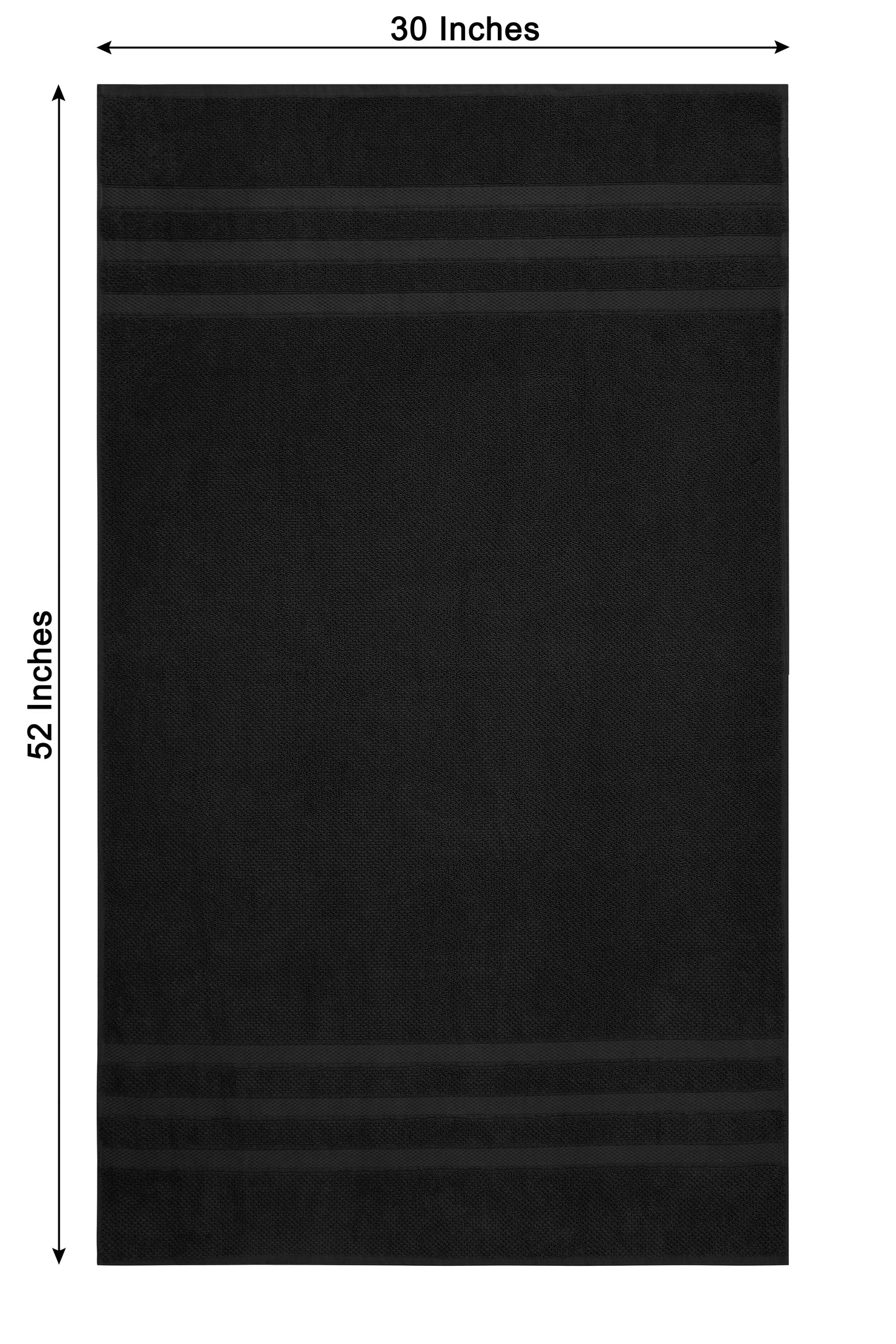 Large Luxury Rice Weave 2 piece Bath Towel Set – 30 x 52 inches 100% Pure Cotton – Textured Premium Soft Absorbent - 600 GSM Spa, Hotel, Guest Towel