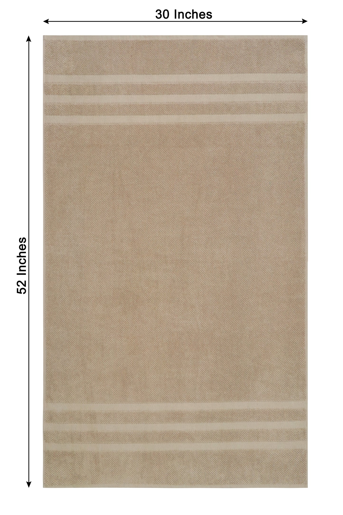 Large Luxury Rice Weave 2 piece Bath Towel Set – 30 x 52 inches 100% Pure Cotton – Textured Premium Soft Absorbent - 600 GSM Spa, Hotel, Guest Towel