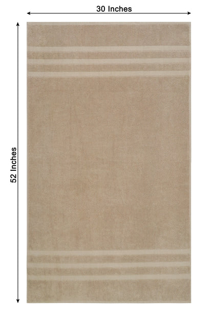 Large Luxury Rice Weave 2 piece Bath Towel Set – 30 x 52 inches 100% Pure Cotton – Textured Premium Soft Absorbent - 600 GSM Spa, Hotel, Guest Towel