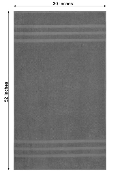 Large Luxury Rice Weave 2 piece Bath Towel Set – 30 x 52 inches 100% Pure Cotton – Textured Premium Soft Absorbent - 600 GSM Spa, Hotel, Guest Towel