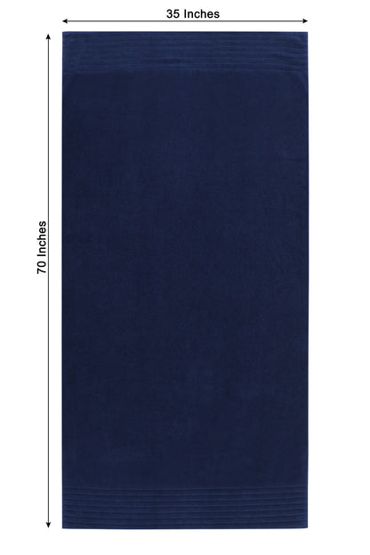 Oversized Plush Super Zero Twist Extra Large Bath Sheet - 35 x 70 inches 100% Pure Cotton 615 GSM Absorbent Quick Dry Everyday Luxury Hotel Spa Bath towel