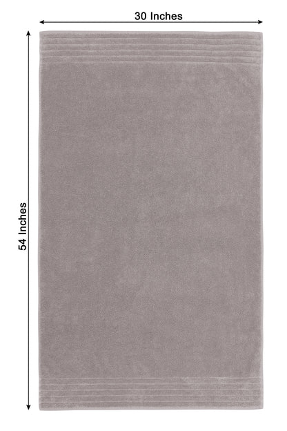 Plush Super Zero Twist 2 piece Bath Towel Set - 30 x 54 inches 100% Pure Cotton 615 GSM Absorbent Quick Dry Everyday Luxury Hotel Spa Travel Bath towel