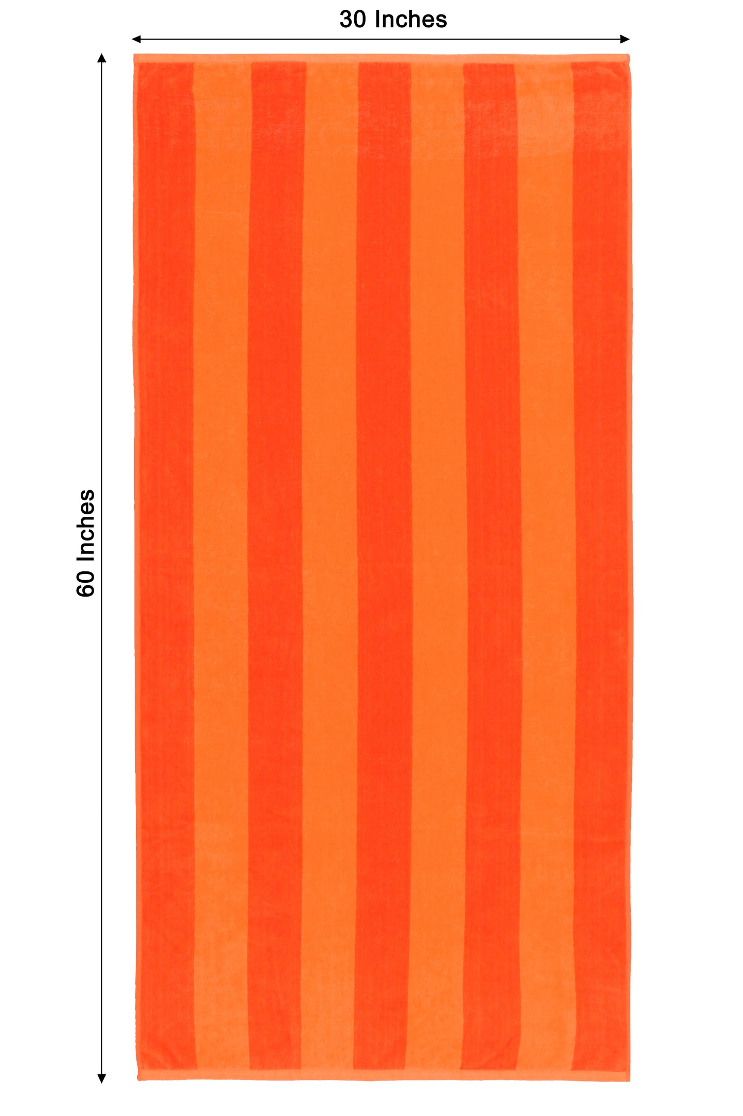 Large Beach Towel – 32 x 63 inches - 100% Cotton Velour - 450 GSM - Plush, Soft, Quick-Dry, Absorbent, Multi Color Pool & Travel Towel – Lightweight Vacation Essential