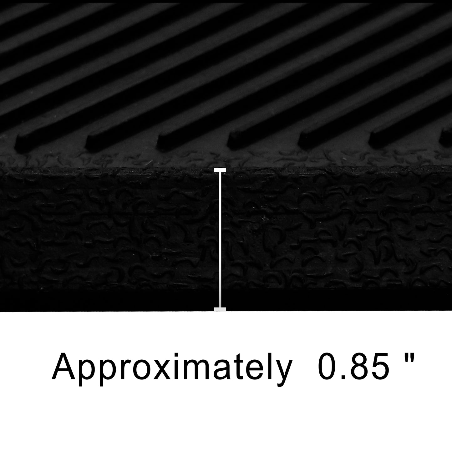 Durable Oversized Rubber Utility Tray – 16" x 32 "| All-Weather, Indoor/Outdoor, Multi-Purpose Mat – Black