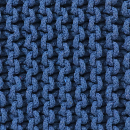 Hand Knitted Cotton Cord Cable Dori Pouf Braided Ottoman 15" x 15" Floor Pouf, Footrest Accent Seat for Living Room, Bedroom & Dorm Décor