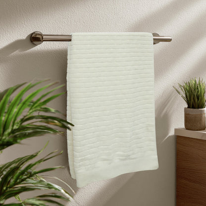 Oversized Waterworks Tile Jacquard 100% Combed Pure Cotton Woven Terry Bath Sheet 35x70 inches Absorbent Everyday Luxury Hotel Spa Guest Bath towel