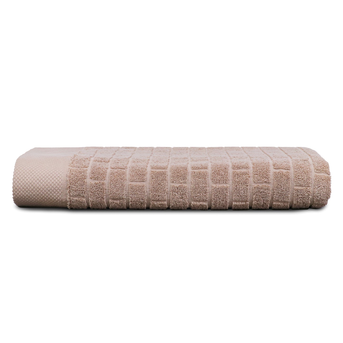 Oversized Waterworks Tile Jacquard 100% Combed Pure Cotton Woven Terry Bath Sheet 35x70 inches Absorbent Everyday Luxury Hotel Spa Guest Bath towel