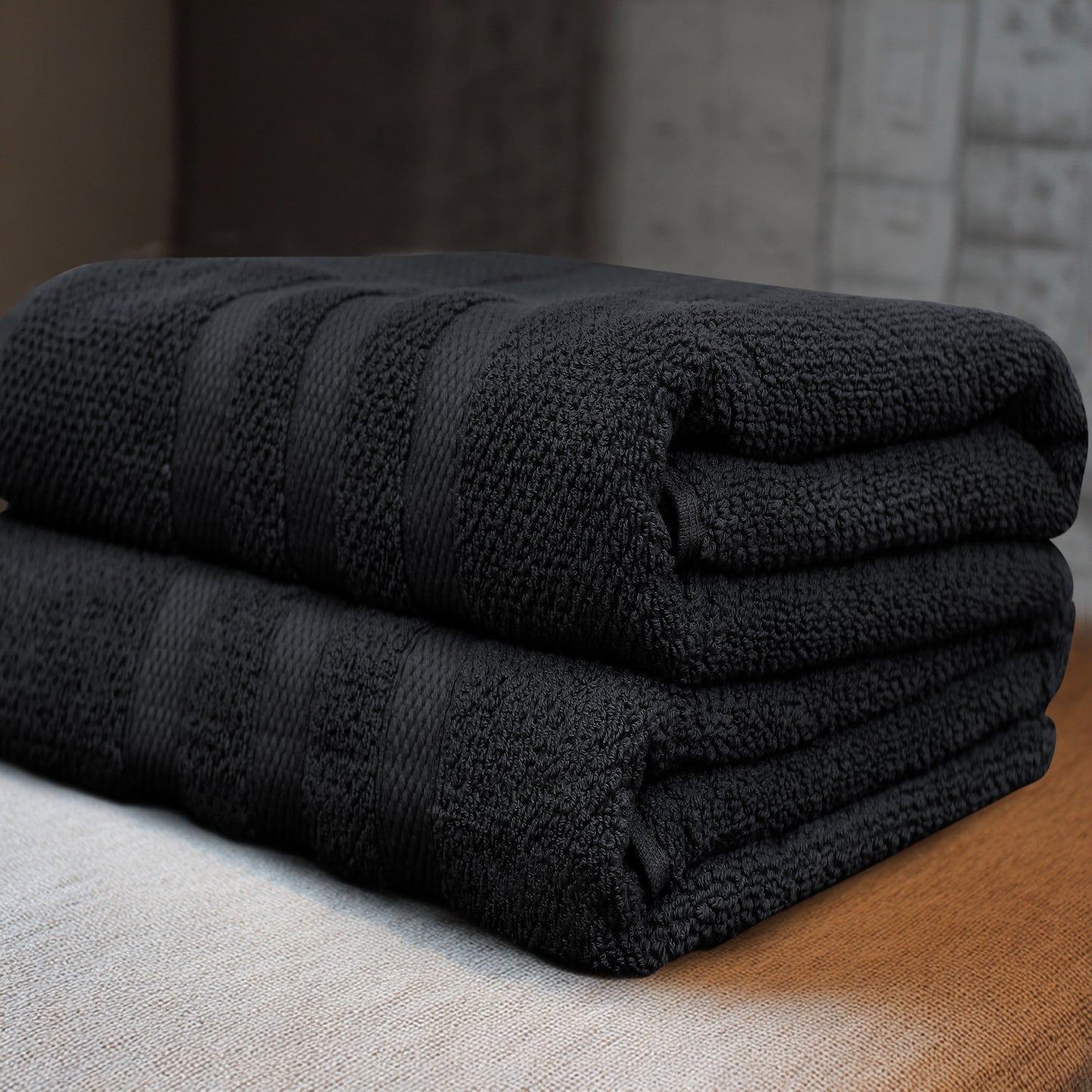 Large Luxury Rice Weave 2 piece Bath Towel Set – 30 x 52 inches 100% Pure Cotton – Textured Premium Soft Absorbent - 600 GSM Spa, Hotel, Guest Towel