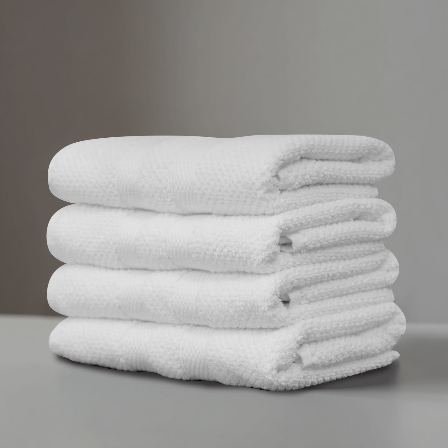 Luxury Rice Weave 4 piece Hand Towel Set – 16 x 26 inches 100% Pure Cotton – Textured Premium Soft Absorbent - 600 GSM Spa, Hotel, Guest Towel