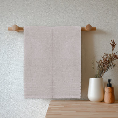 Plush Super Zero Twist 2 piece Hand Towel Set - 16 x 30 inches 100% Pure Cotton 615 GSM Absorbent Quick Dry Everyday Luxury Hotel Spa Gym Travel Bath towel