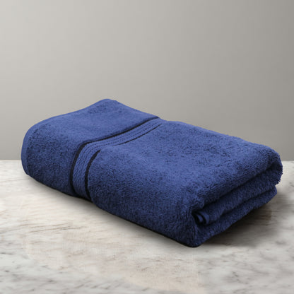 Extra Large Ultra Soft Bath Towel – 30x54 Inches 580 GSM – 100% Ringspun Cotton, Plush & Absorbent – Oversized with Elegant Rayon Trim – Everyday Luxury